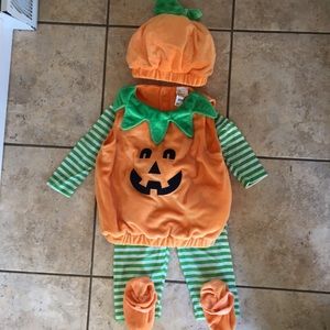 Pumpkin Costume 6-12 Months